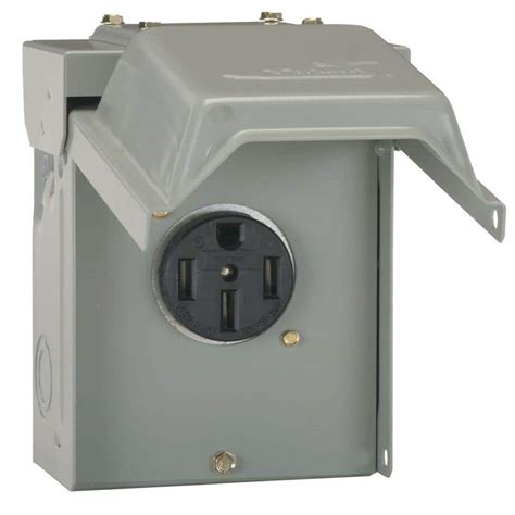 electrical box for 240v 50 amp outlet|240v electrical box installation.